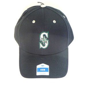 Seattle Mariners Black Fan Favorite Kids Youth Adjustable Cap Hat NWT